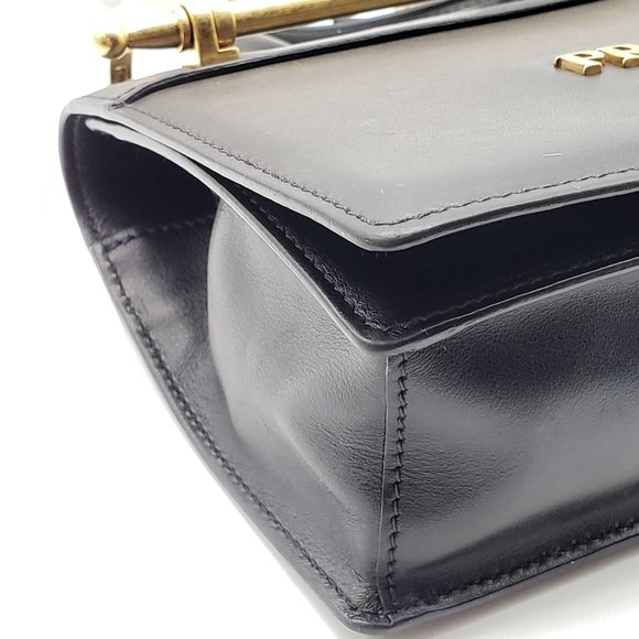 100% Authentic Prada Cahier Black Clutch Shoulder Bag - Picture 10 of 16